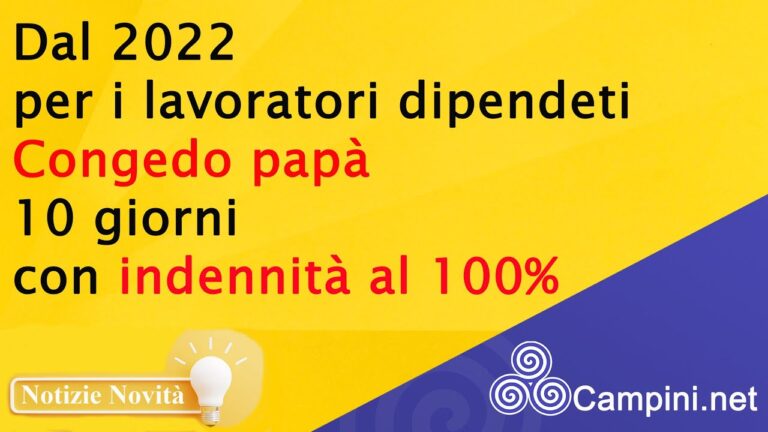 Congedo Paternit&agrave;: 10 Giorni di Riposo per Pap&agrave; nel Weekend